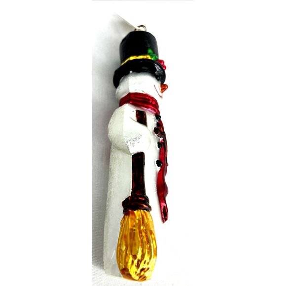 Christopher Radko Blown Glass Ornament Slim Chuckles 9" Hand Painted Vintage - Picture 6 of 9